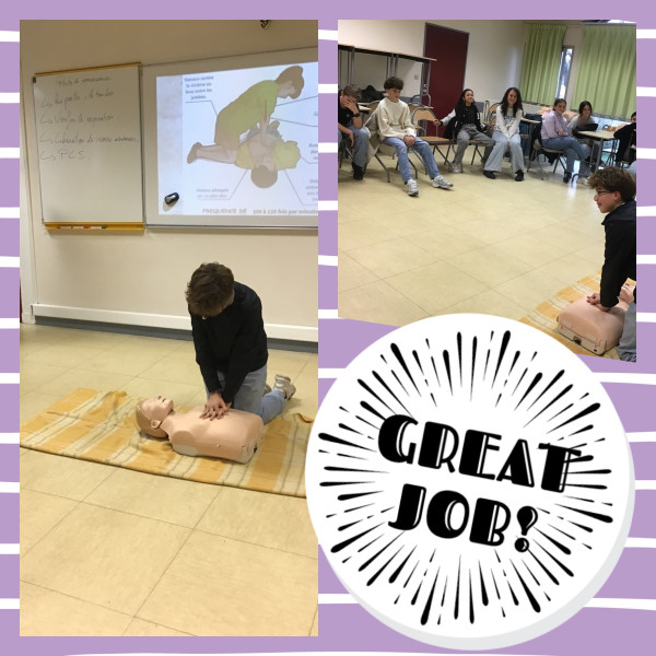 Formation Premiers Secours Citoyen en 4�me