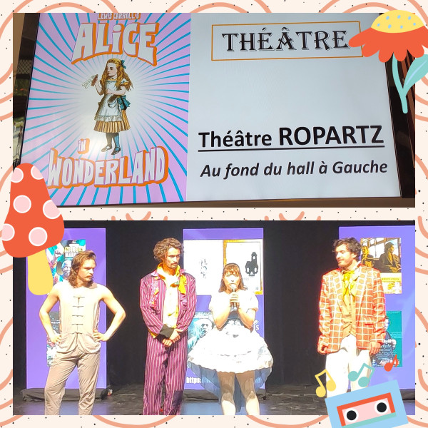 Th��tre en anglais : Alice in wonderland