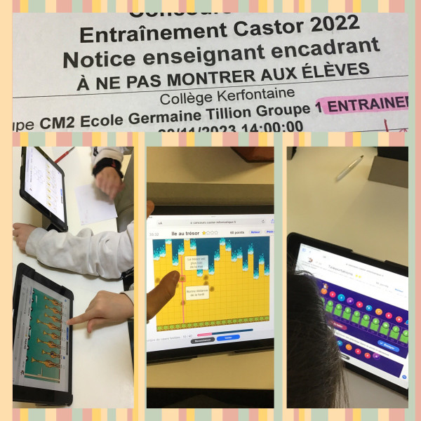 Concours Castor informatique : les CM2 au collège