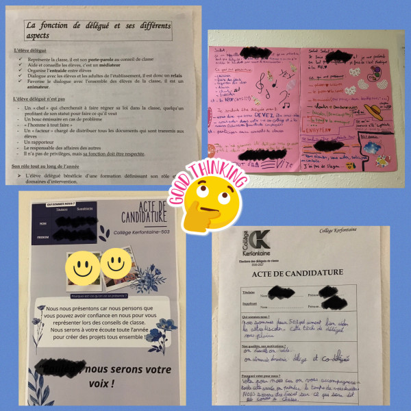 Campagne �lectorale dans les classes pour les d�l�gu�.e.s