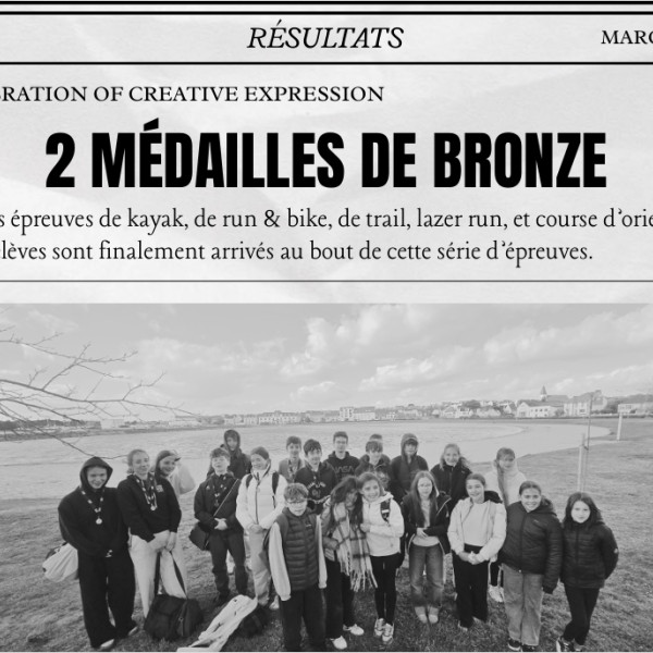 UNSS : 2 m�dailles de bronze au Raid d�partemental !