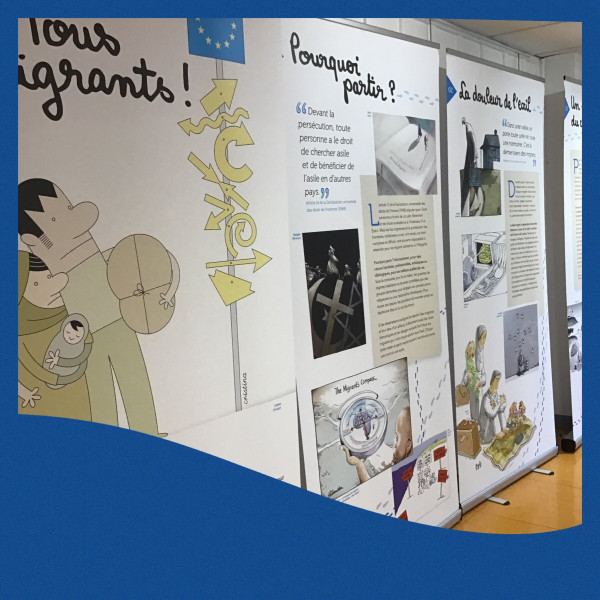 Exposition de dessin de presse Cartooning for peace