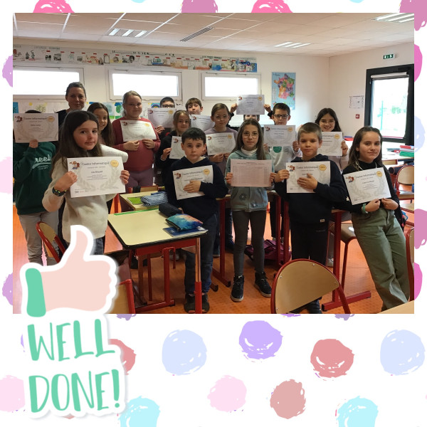 Concours Castor en CM2 : remise des diplômes dans les écoles