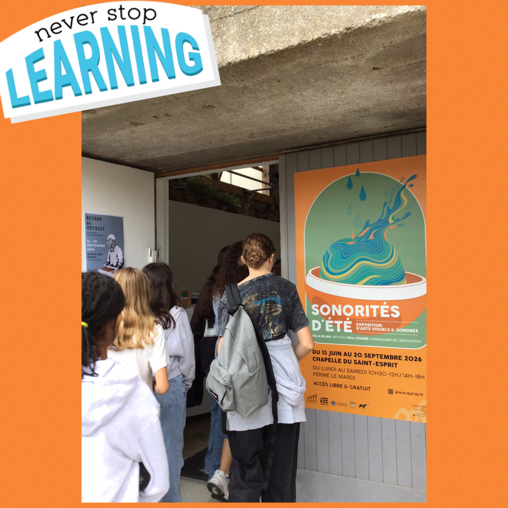 Les élèves de L’Atelier visitent l’exposition