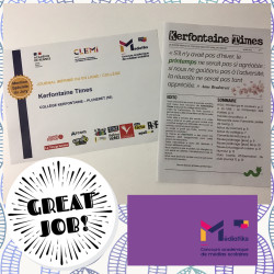Mention Sp�ciale du Jury pour l'�quipe de Kefontaine Times !