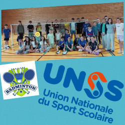 Tournoi interne de badminton en duos