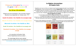 Semaine du Go�t 2026 ...haute en couleurs !