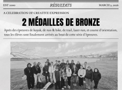 UNSS : 2 m�dailles de bronze au Raid d�partemental !