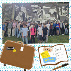 Les �l�ves de  3�me en s�jour au Pays Basque