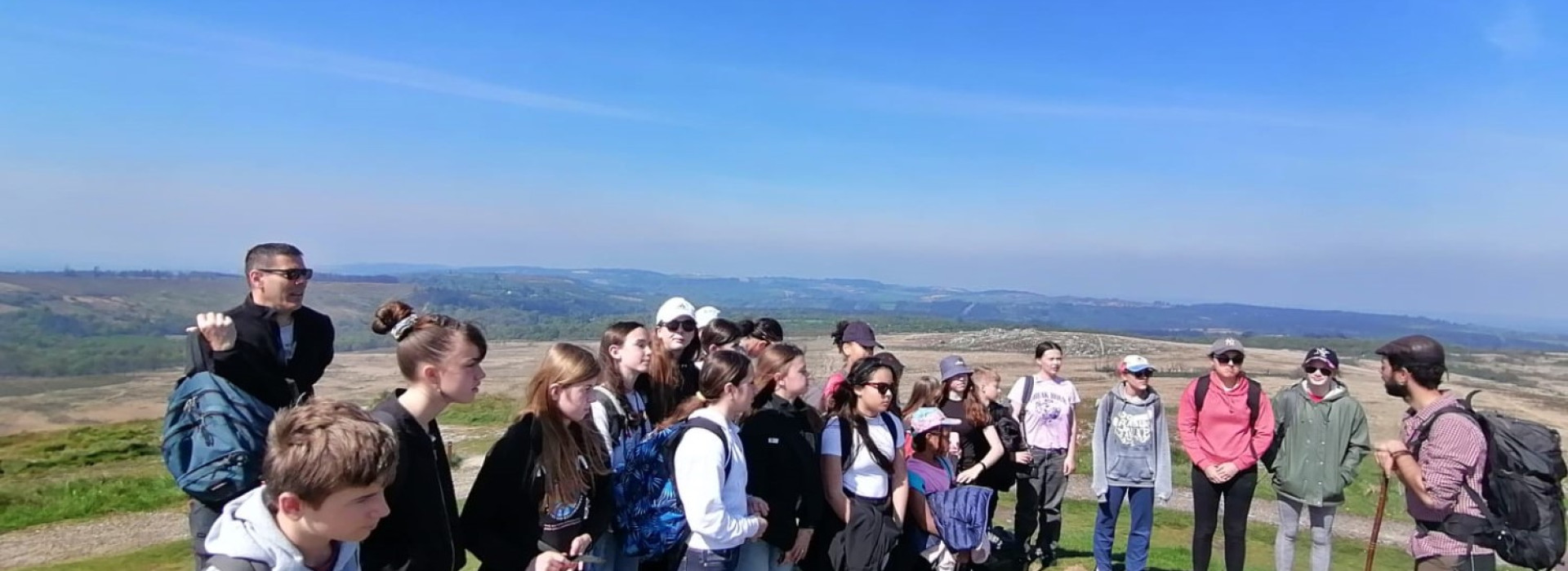 Sjour des lves bilingues breton dans les Monts d'Arre