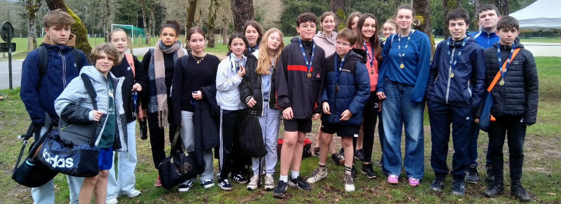 Champions en course d'orientation !